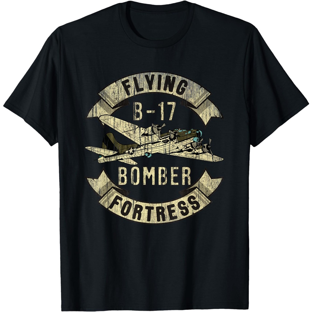 Vintage B-17 Bomber Ww2 เครื่องบินการบินเครื่องบินของขวัญเสื้อยืด