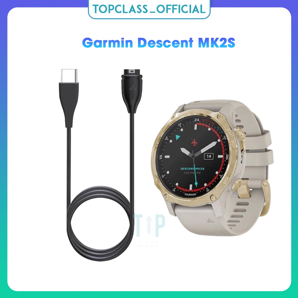 เปลี่ยนแท่นชาร์จ USB สายชาร์จสําหรับนาฬิกาอัจฉริยะ Garmin Descent MK2S