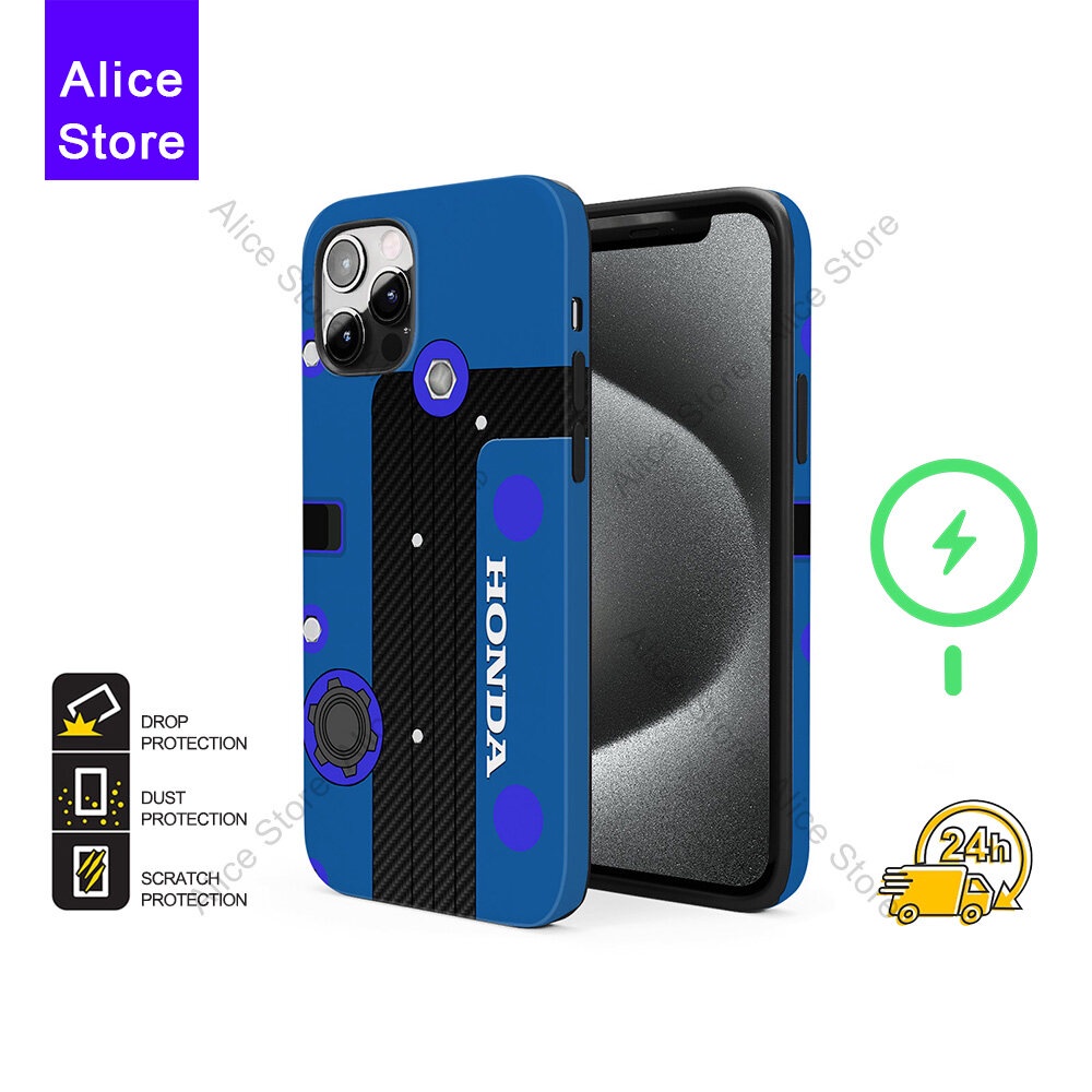 Honda K20 เครื่องยนต์ JDM เคสโทรศัพท์สําหรับ iPhone 17 Pro Max / iPhone 16 Pro Max / 15 Pro Max / 13