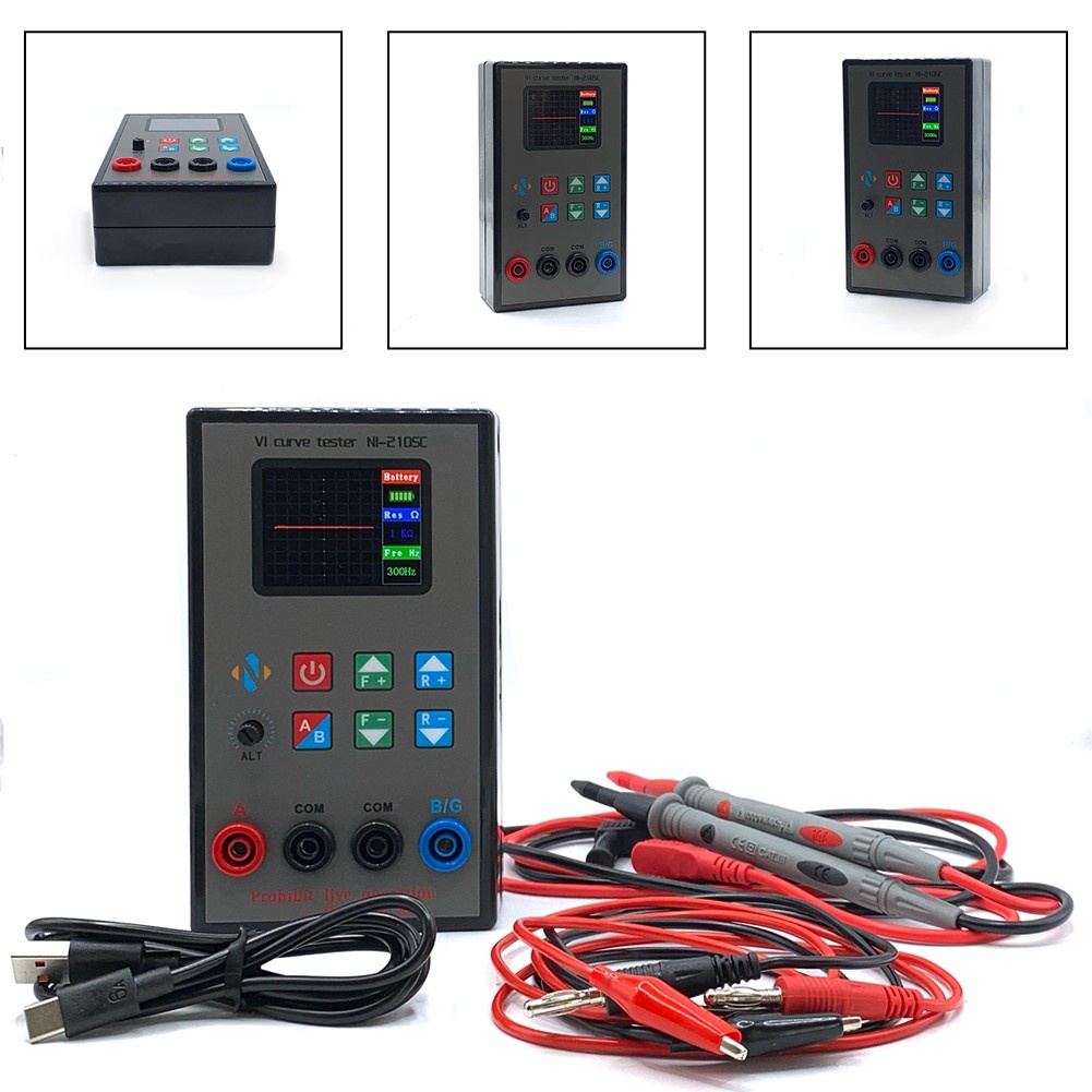 [สต็อก] Dual-channel Color Screen Analog Feature Analyzer VI Curve Tester Fault Tester