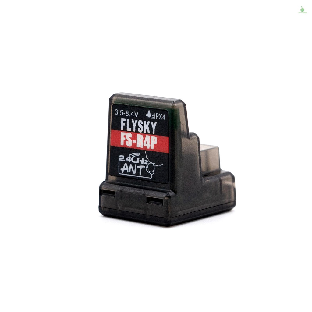 (ของเล่นสุดฮอต)FLYSKY FS-R4P ตัวรับสัญญาณ 2.4GHz 4 ช่องพร้อมเสาอากาศเดี่ยวเอาต์พุต PWM สําหรับเครื่อ
