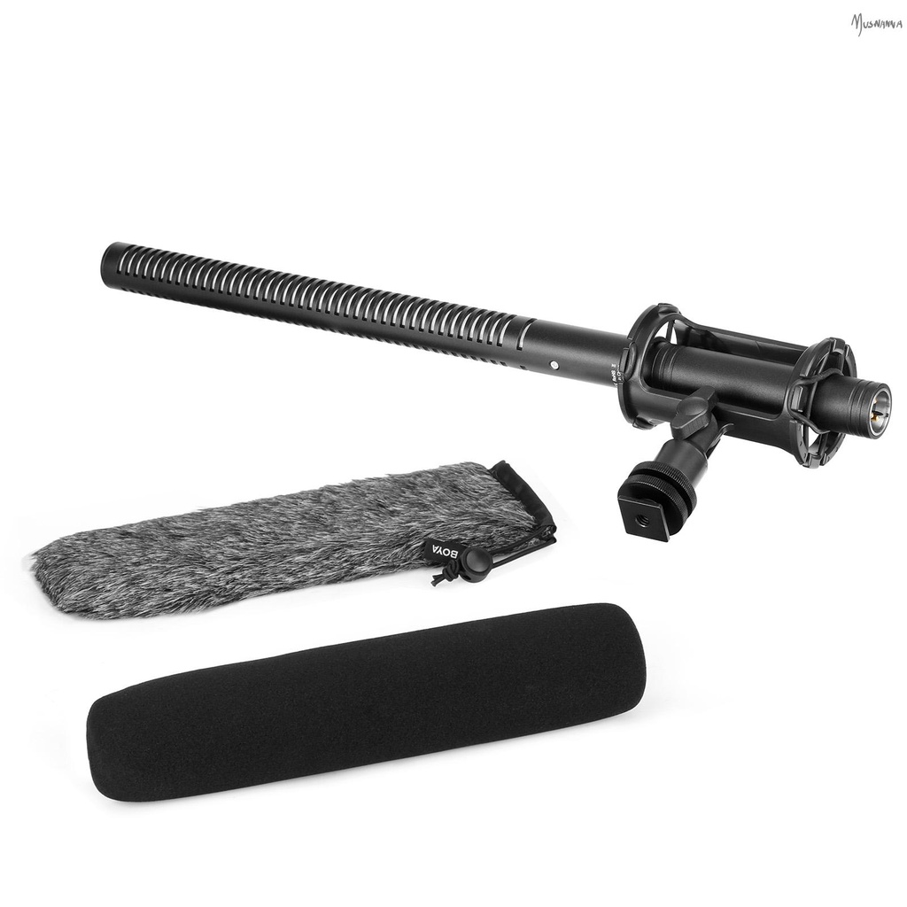 BOYA BY-BM6060L XLR Microphone Cardioid Condenser Mic รองรับ 48V Phantom Power พร้อมไมโครโฟน Anti-Sh