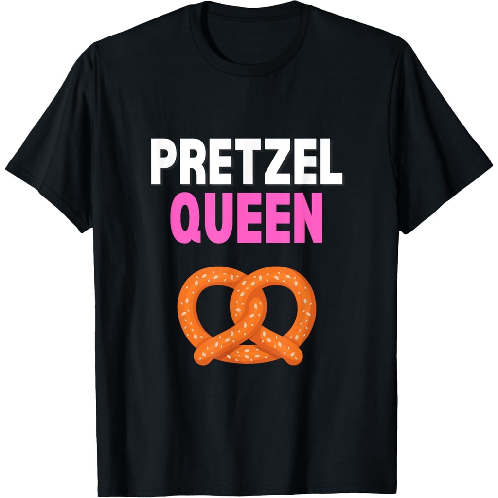 Pretzel Queen Funny Pretzel Lover Pretzel Queen Humor เสื้อยืด
