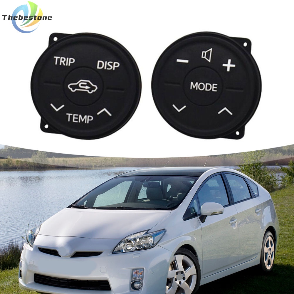 <thebest>ปุ่มควบคุมพวงมาลัยสําหรับ Toyota สําหรับ Prius 30 XW30 Earlier Stage