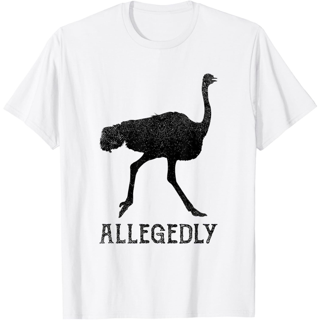 เสื้อยืด Vintage Allegedly Ostrich