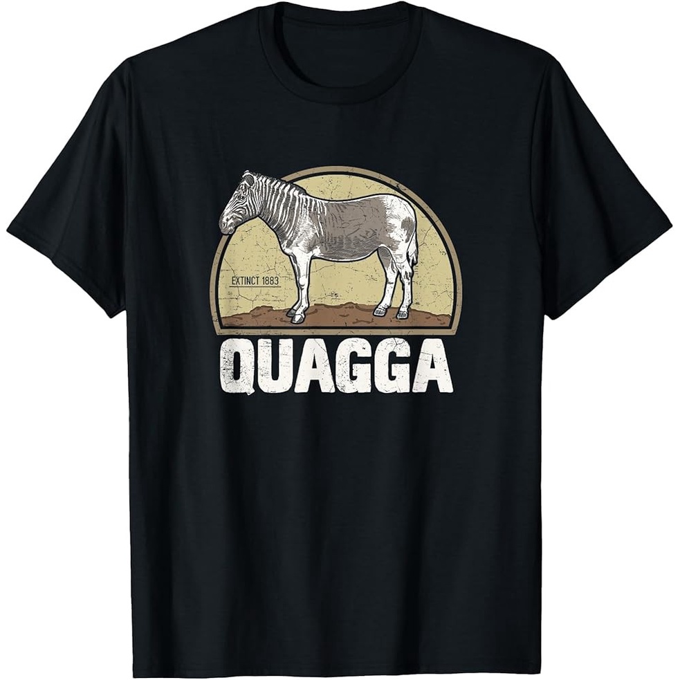 Quagga เสื้อ Extinct สัตว์ Species Lover Art เสื้อยืด