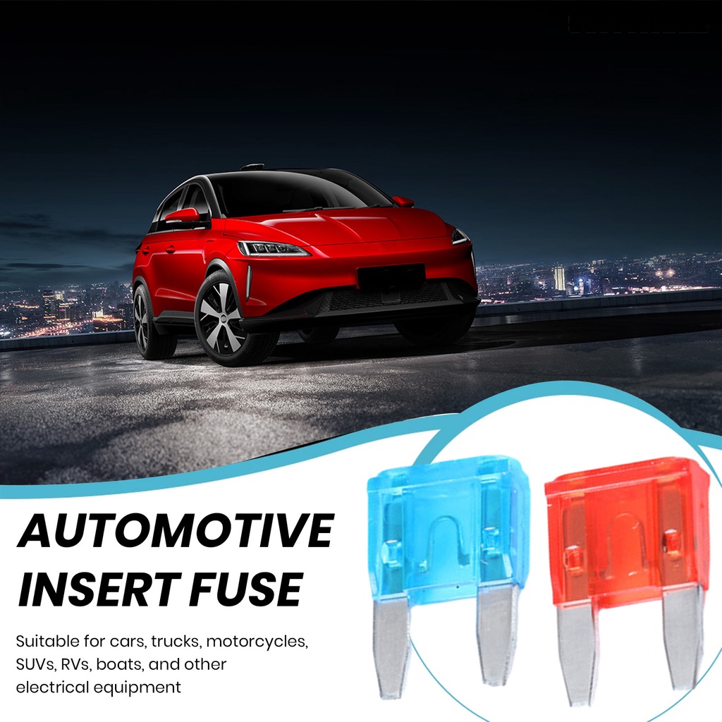 Suppmodel 25 ชิ้น 10 แอมป์ Mini Car Safety Wire Plug Play Automotive Replacement Safety Wire Vehicle