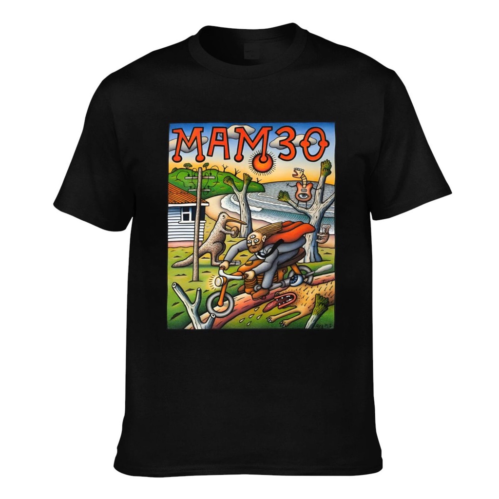 แฟชั่นผ้าฝ้าย Mambo Vintage Reprin Mambo Mens Soft เสื้อยืดฤดูร้อน