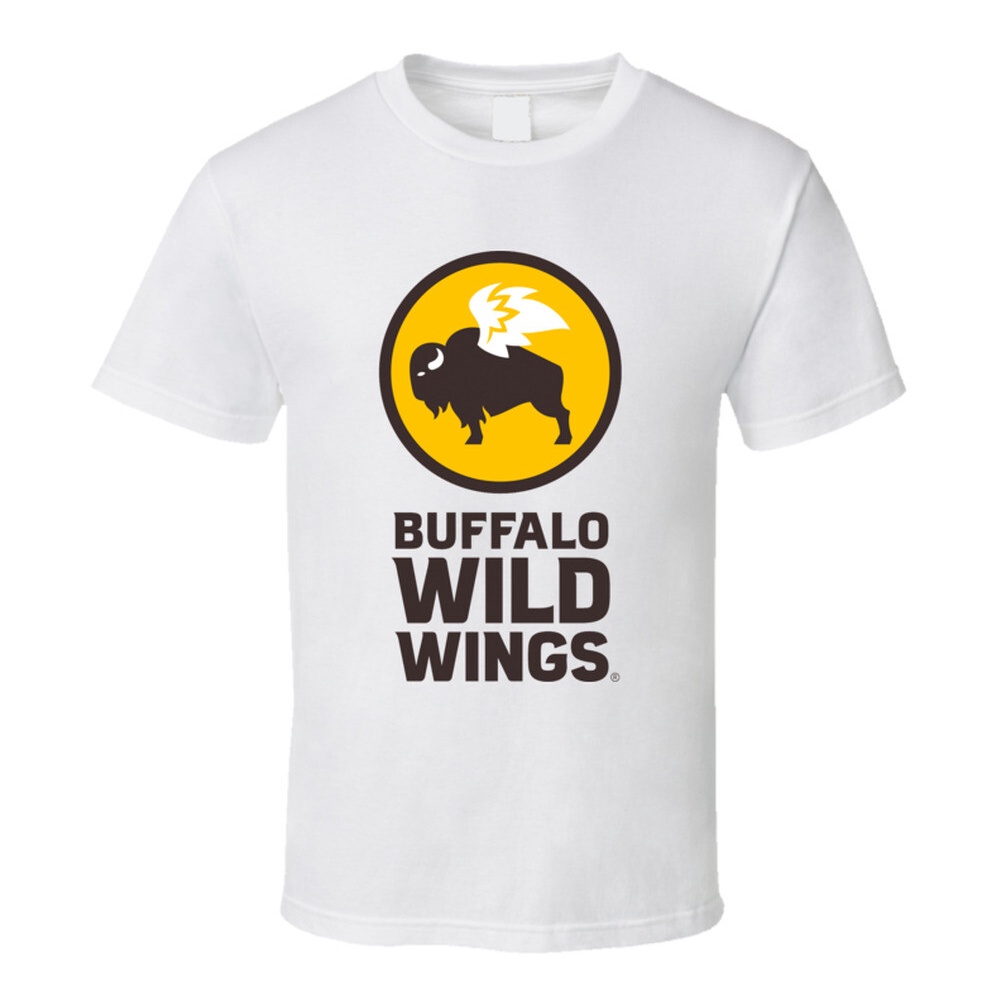 Tops Casual Streetwear Buffalo Wild Wings American Favorite Fast Food T Shirt