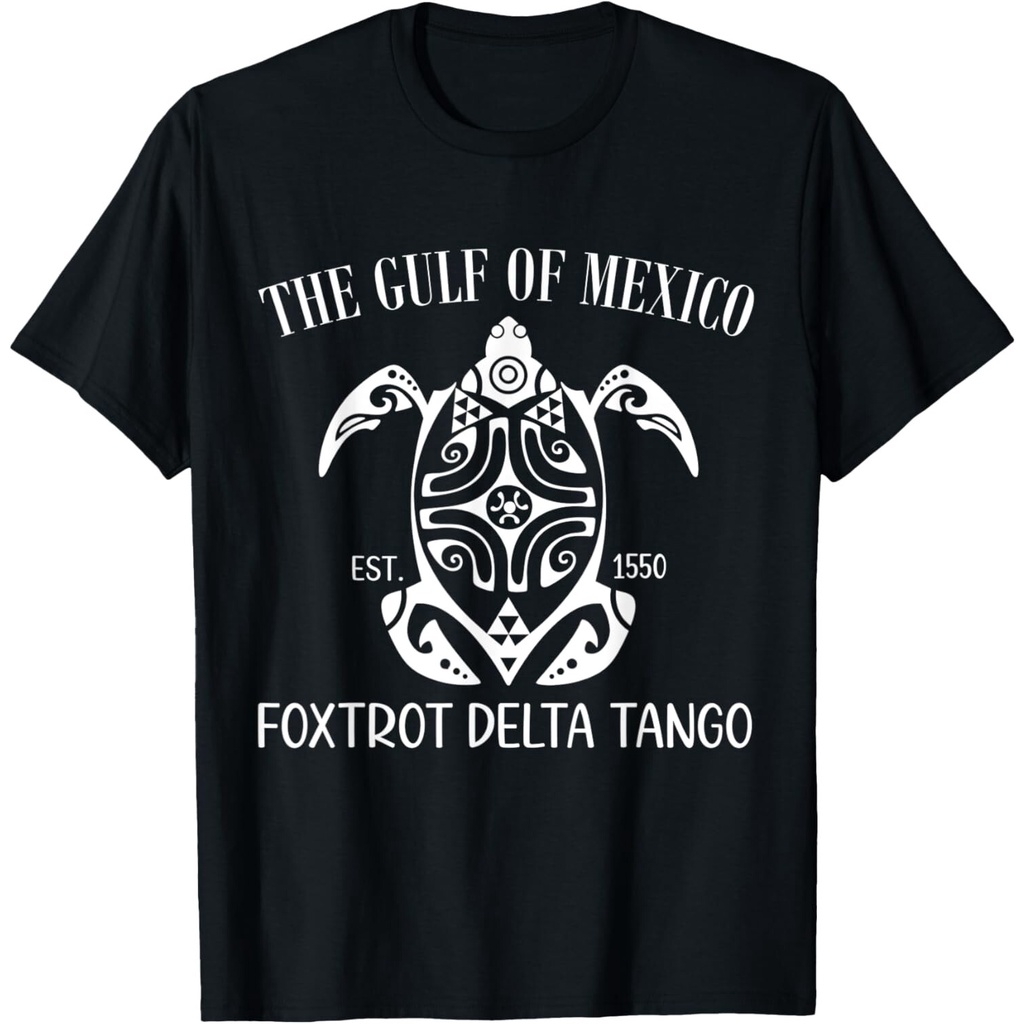 Gulf Of Mexico Foxtrots Deltas Tangos Gulf Of Mexico Turtle เสื้อยืดเสื้อ Unisex