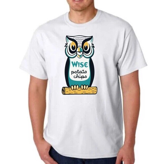 เสื้อยืด Wise Potato Chips Owl ออกแบบจากตัวการ์ตูน