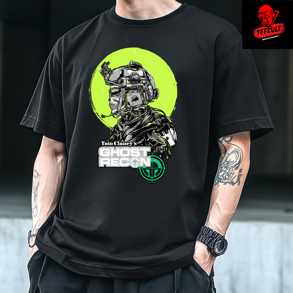 เสื้อยืดผ้าฝ้ายหนักแบบ_unisex_ลาย_Tom_Clancy's_Ghost_Recon