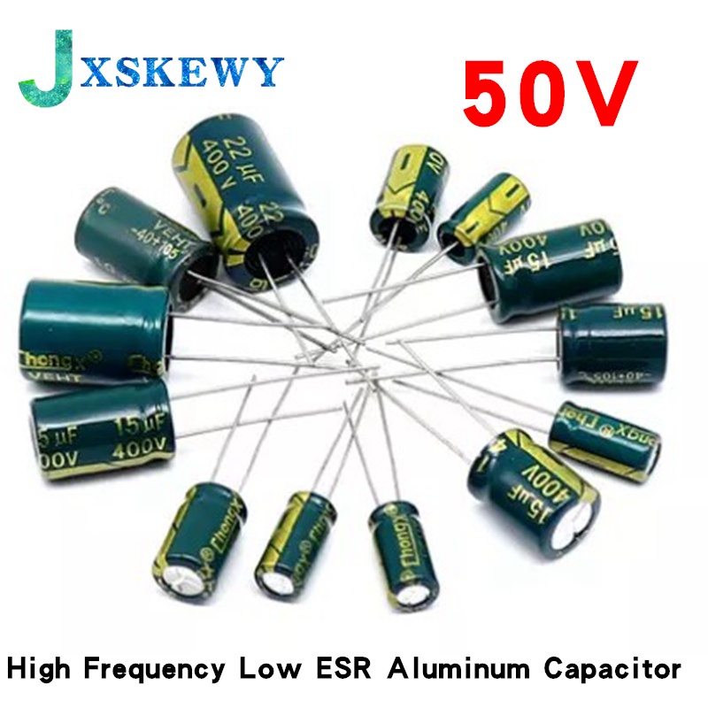 ความถี่สูงต่ํา ESR อลูมิเนียม Electrolytic Capacitor 50V 820UF 1000UF 1500UF 2200UF 3300UF 4700UF 68
