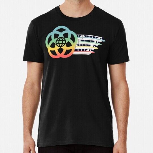เสื้อยืด Epcot Monorails สำหรับผู้ชาย สไตล์ Harajuku ตลก