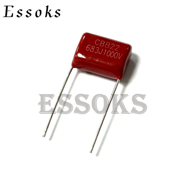 10PCS 1000V683J 0.068UF Pitch 15 มม.68NF 1000V 1KV 683 683J CBB ตัวเก็บประจุฟิล์มโพรพิลีน