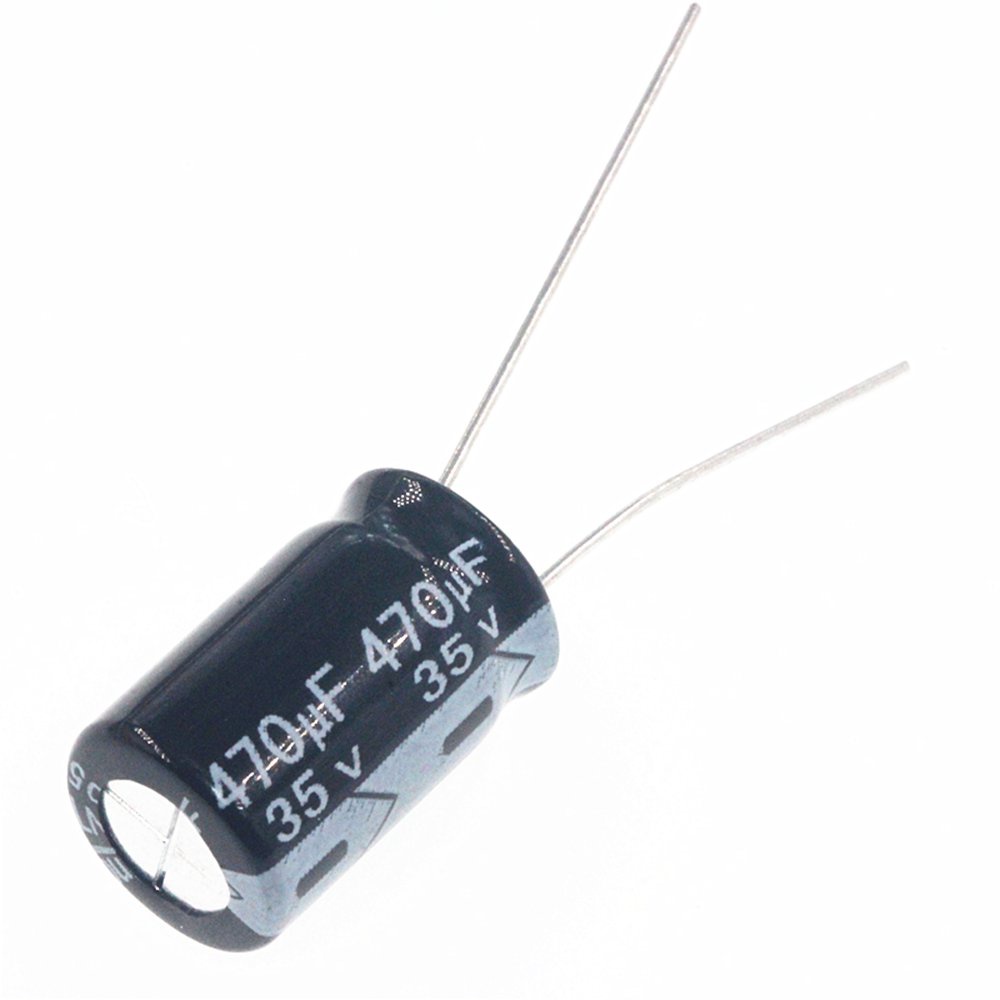 20pcs 470uF 35V 470MFD 35 โวลต์ 10*13 มม.อลูมิเนียม Electrolytic Capacitor Radial 470mf35v 35v470mf 