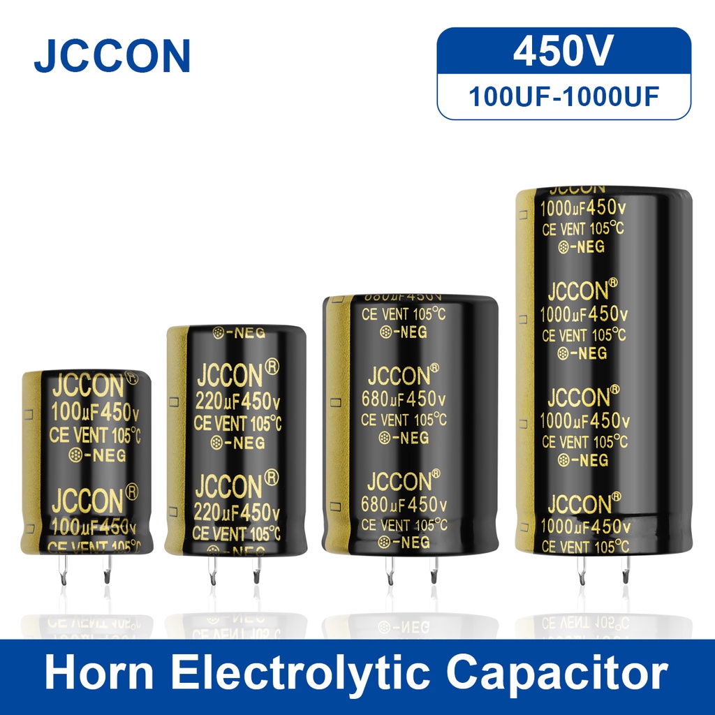 2 ชิ้น DECCON Audio Electrolytic Capacitor 450V 100UF 150UF 180UF 330UF 470UF 820UF สําหรับเครื่องขย