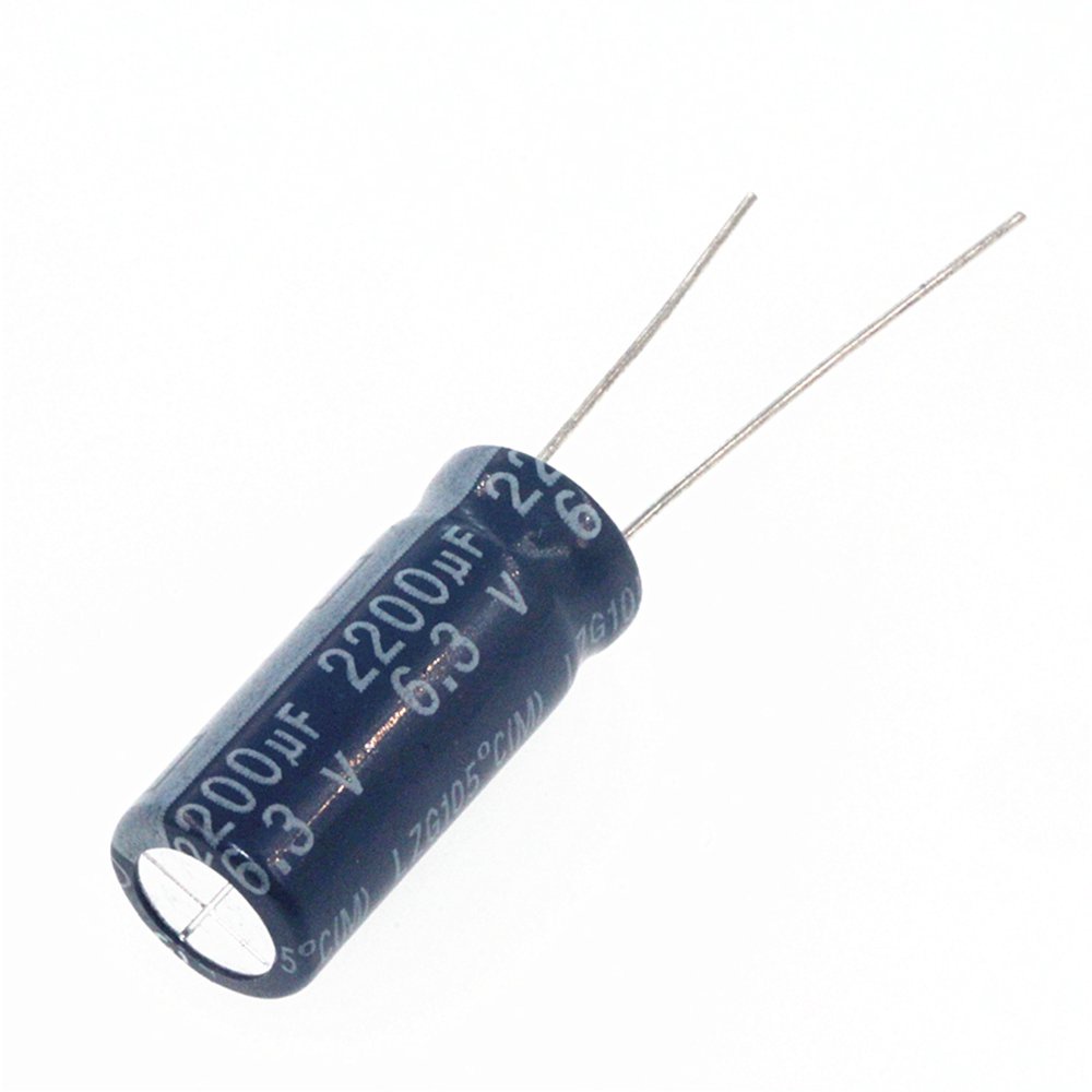 20pcs 2200uF 6.3V 2200MFD 6.3 โวลต์ 8*25 มม.อลูมิเนียม Electrolytic Capacitor Radial 2200mf6.3v 2200