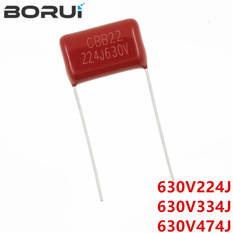 10PCS 630V224J 0.22UF Pitch 15 มม.224 630V 220nf 630V334J 330nF 0.33uf 630V474J 470NF 0.47UF 20MMCBB