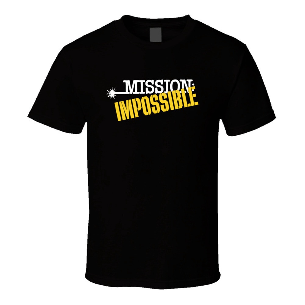 เสื้อยืด STREETWEAR สไตล์ MISSION IMPOSSIBLE retro 80s กับโลโก้พัดลม