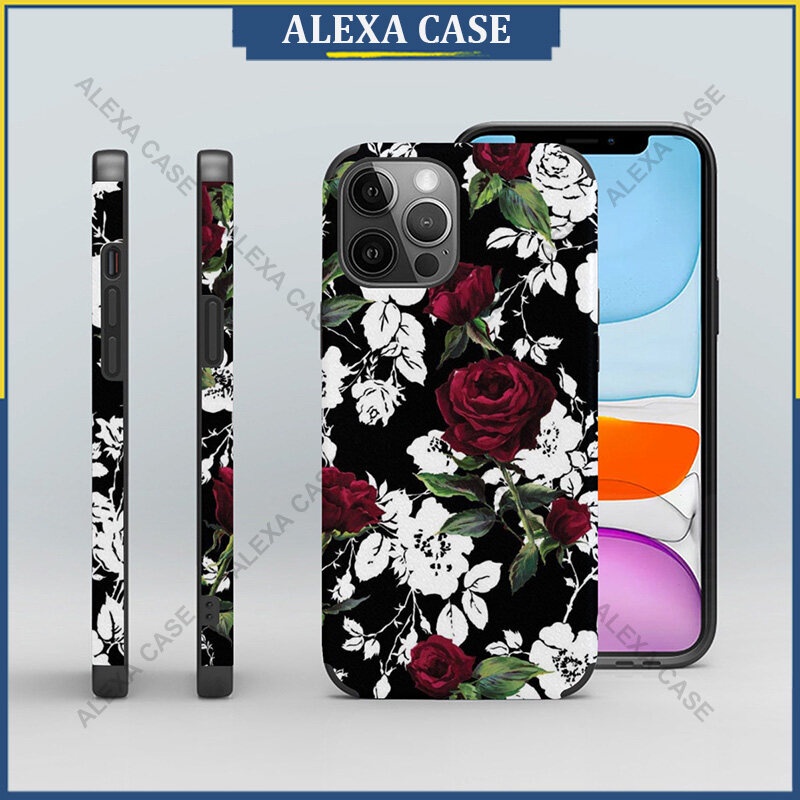 เคสโทรศัพท์ดอกไม้สําหรับiPhone 17 Pro Max / iPhone 16 Pro Max / iPhone 15 Pro Max / iPhone 13 Pro Ma