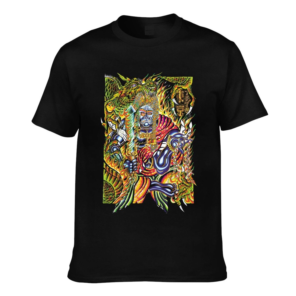 ผ้าฝ้ายพรีเมี่ยม Fudo Myoo Acala Candarosana เสื้อยืดคุณภาพดีสําหรับ Mans