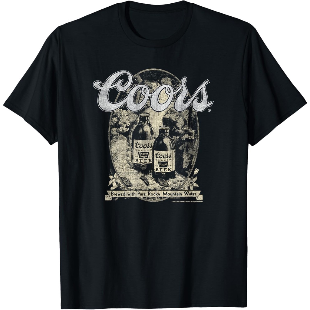 Retro Style 80s 90s Graphic Coors Classic Beer Banquet Vintage Style T Shirt