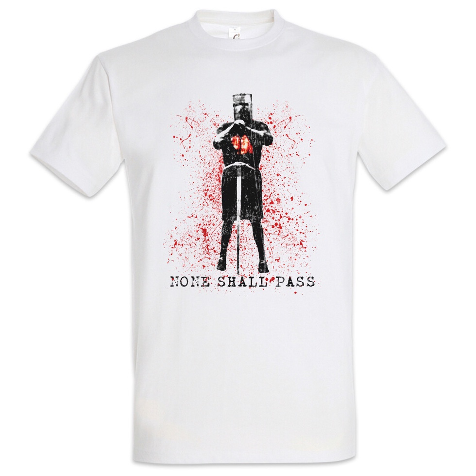 เสื้อยืดธีมแบล็กไ kinds จากภาพยนตร์Monty Python สีดำ