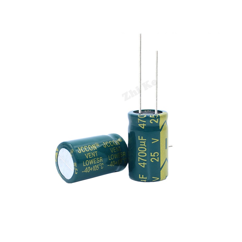 คุณภาพดีเท่านั้น 25V 4700UF 16*25 ความถี่สูงความต้านทานต่ําอลูมิเนียม electrolytic capacitor 4700uf 