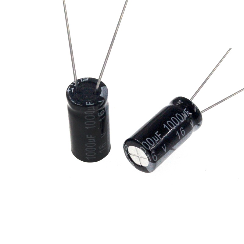 50pcs 1000uF 16V 1000MFD 16 โวลต์ 8*12 มม.อลูมิเนียม Electrolytic Capacitor Radial 1000mf16v 1000uf1