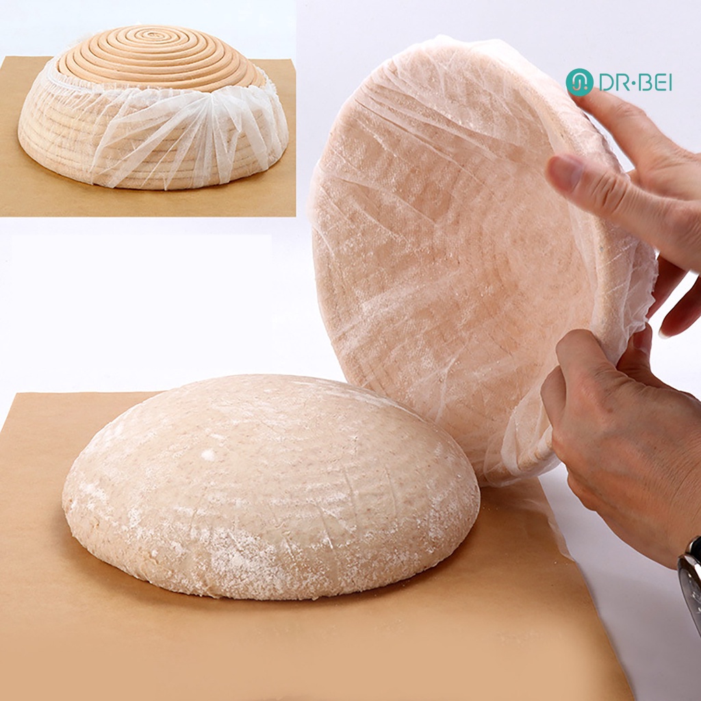 DR.BEI Banneton ขนมปังหลักฐานตะกร้าซับผ้าเกรดอาหาร Non-Stick Dough Liner สําหรับ Sourdough ชามขนมปังนํากลับมาใช้ใหม่ยืดหยุ่น Banneton Liners สําหรับป้องกันการติด