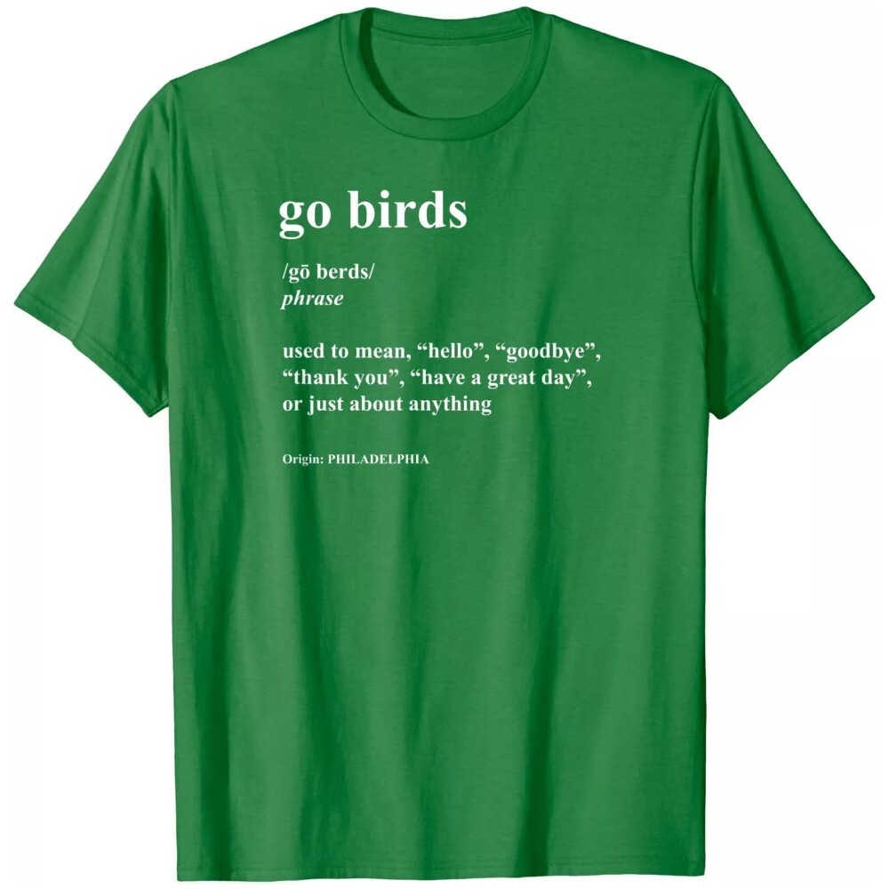 เสื้อยืด_unisex_ Go Birds ลาย Philadelphia Eagles