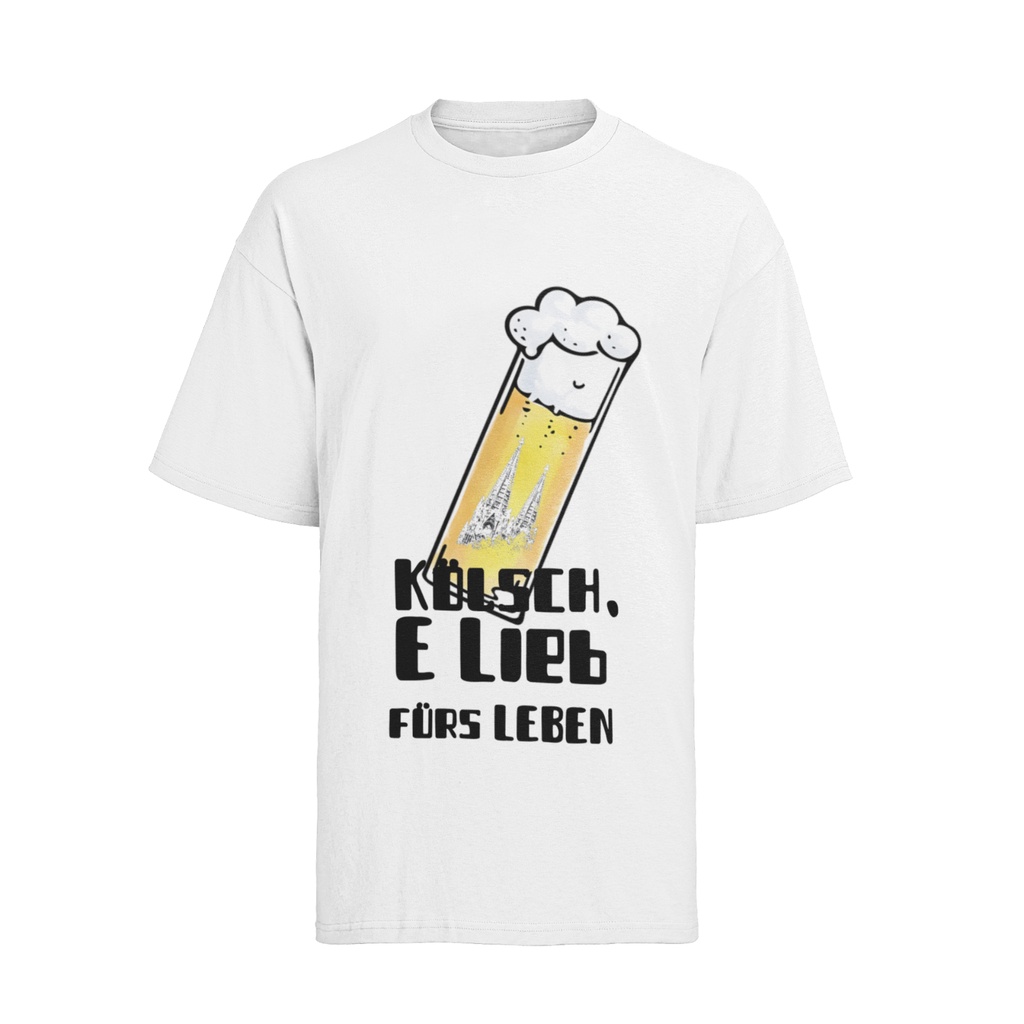 Cathedral, Beer, Cologne, Bütz Carnival With Cologne Humor เสื้อยืดผู้ชายผ้าฝ้ายออร์แกนิก