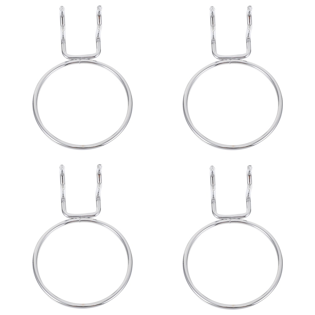 4 ชิ้น Pegboard แหวนจอแสดงผลบอร์ดแขวนตะขอ Pegboard ถ้วยตะขอแขวน