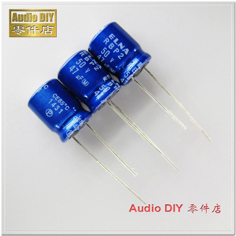 20 ชิ้น/100 ชิ้น ELNA RBP2 (R2B) Series 47uF 50V 50V47UF ตัวเก็บประจุแบบไม่ใช้ขั้วไฟฟ้า