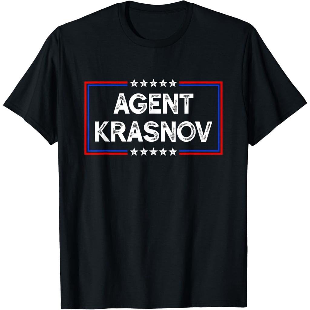 เสื้อยืดตลกรับสมัคร KGB Agent Krasnov เหมาะทุกเพศ