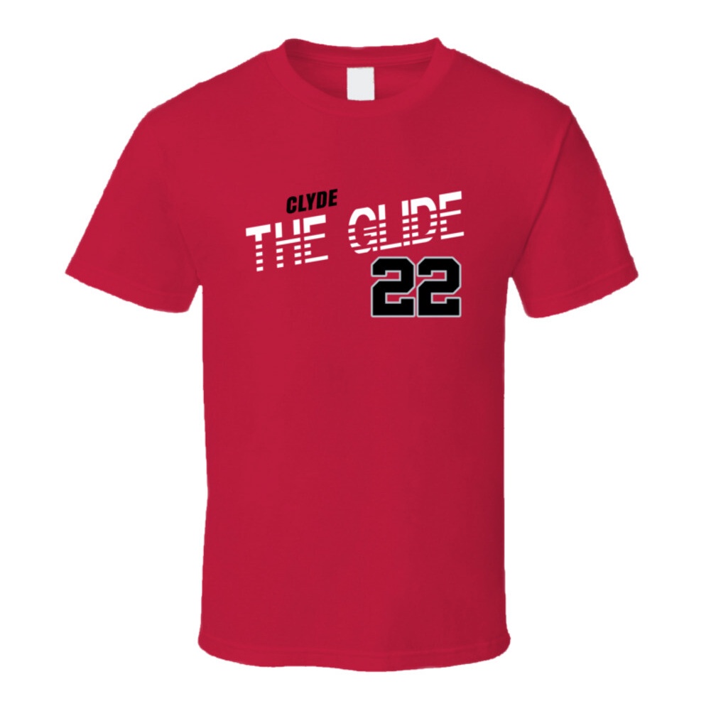 Clyde Drexler 22 The Glide Favorite Player Basketball Fan T Shirt