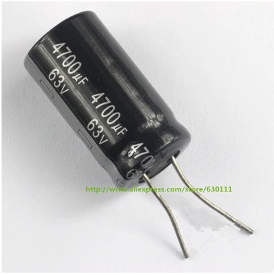 10 ชิ้น 4700UF 63V Radial Electrolytic Capacitor 63V4700UF 22 มม.X40 มม.