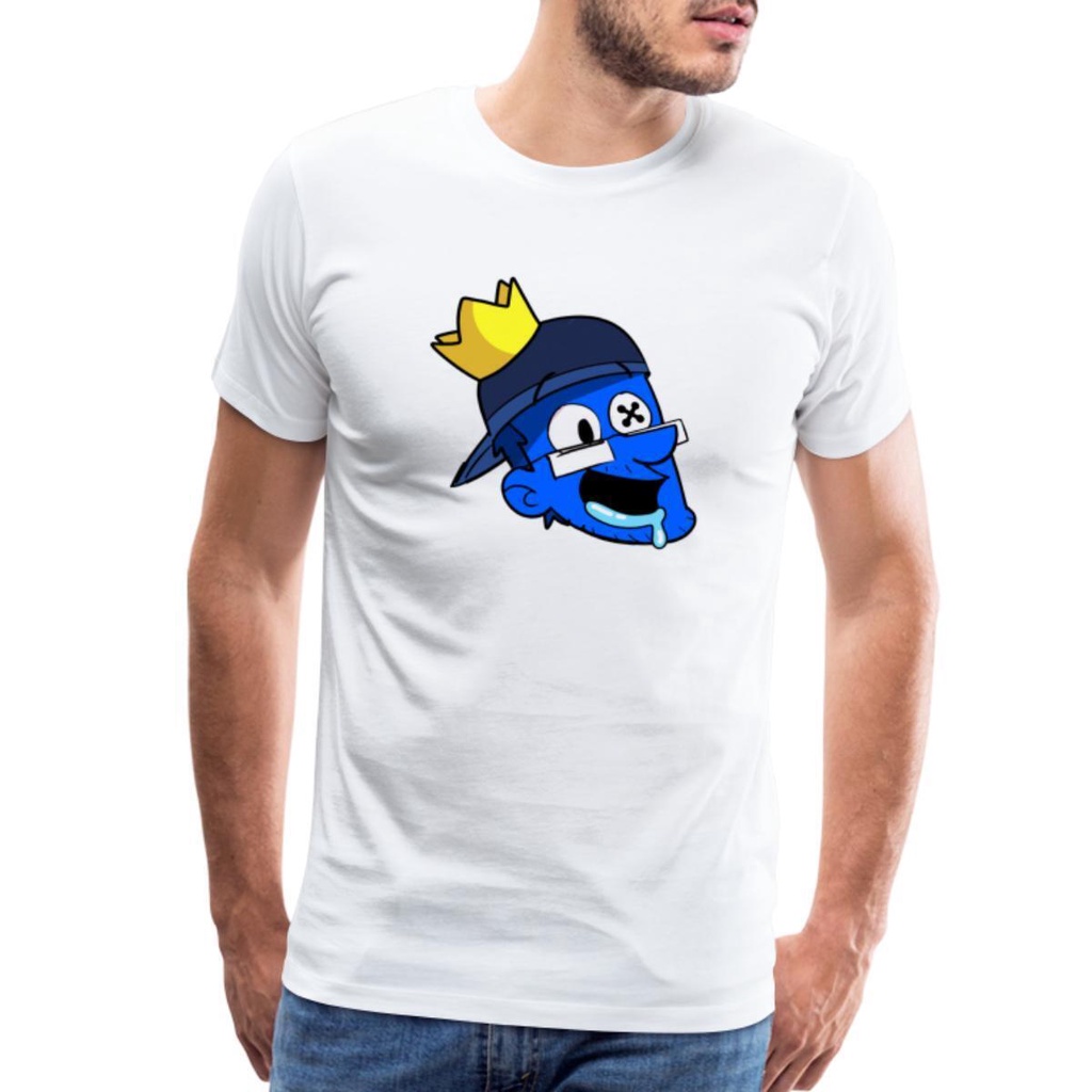 เสื้อเชิ๊ตพรีเมียมสำหรับผู้ชาย สไตล์FGTeev บลูดิดี้เฟイス