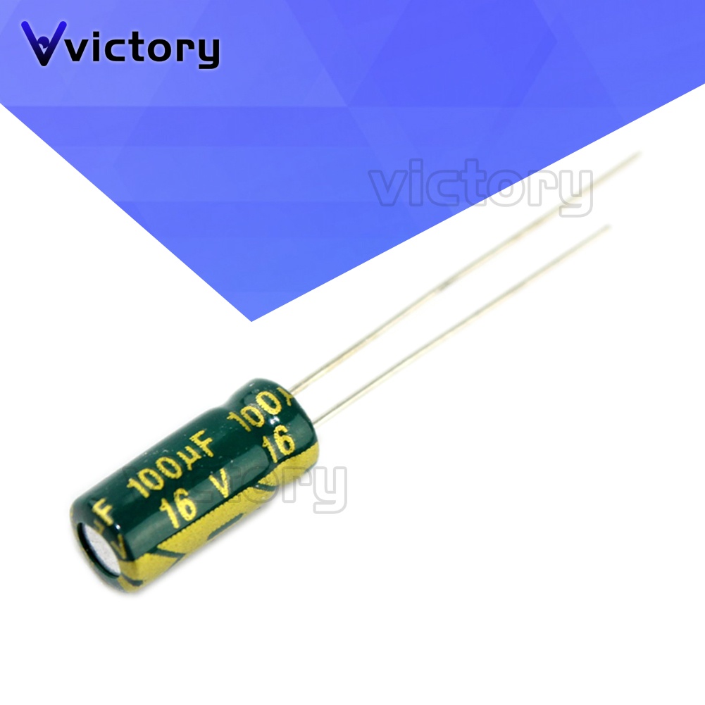50 ชิ้น/ล็อต 100UF 16V 100mf 105C 5X11 มม.อลูมิเนียม Electrolytic Capacitor 16V100UF radial ตะกั่ว 5