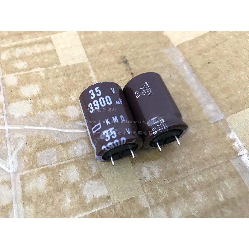 5pcs 3900uF 35v NIPPON NCC KMQ Series 18x25 มม.ต่ํา ESR 35V3900uF 3300uf 35V3300UF ตัวเก็บประจุอลูมิ