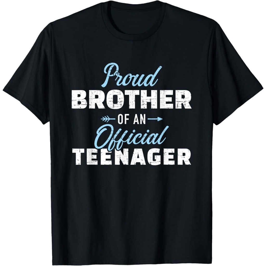 Retro Style 80s 90s Graphic Proud Brother Of A Teenager 13Th Birthday T-Shirt