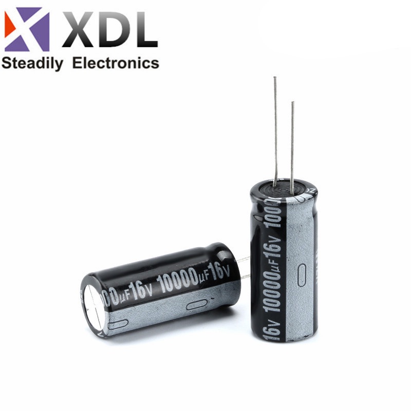 5pcs 10000uF 16V 10000MFD 16 โวลต์ 16*30 มม.อลูมิเนียม Electrolytic Capacitor Radial 10000mf16v 1000