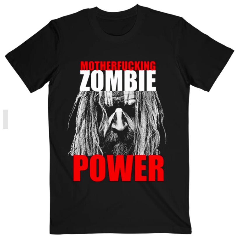 Rob Zombie Mother FIng Zombie Power T-Shirt & เสื้อผ้าผู้ชายขายดีใหม่ที่โดดเด่น