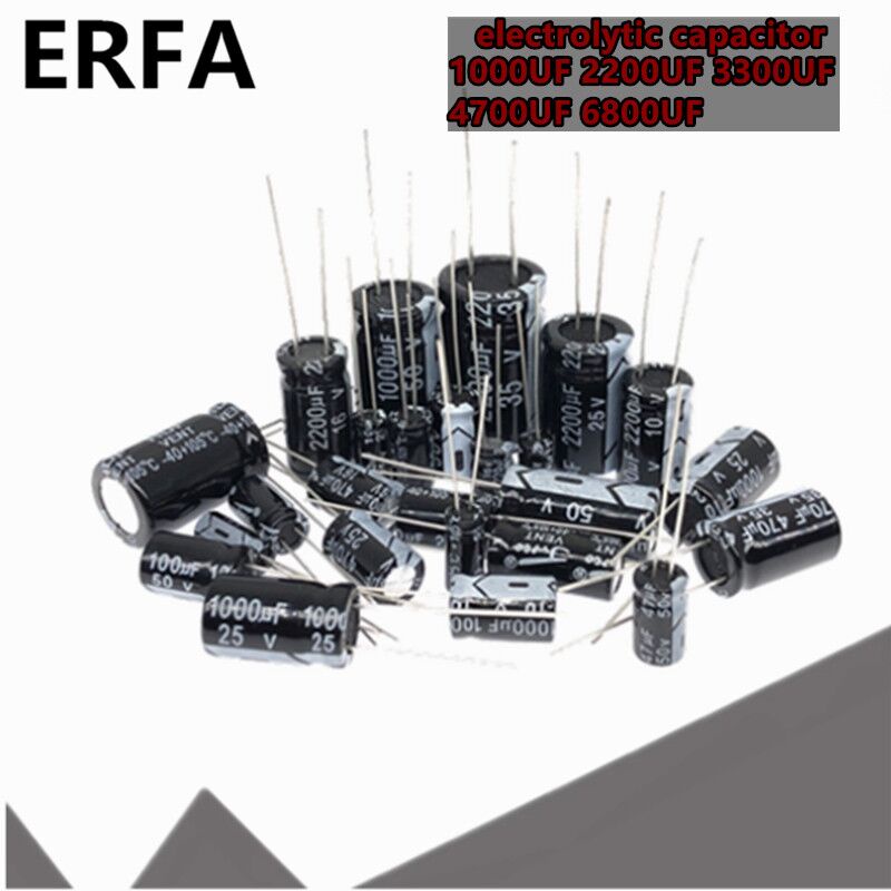 10pcs 10V 16V 25V 63V 100V 250V 400V 450V electrolytic capacitor 1000UF 2200UF 3300UF 4700UF 6800UF