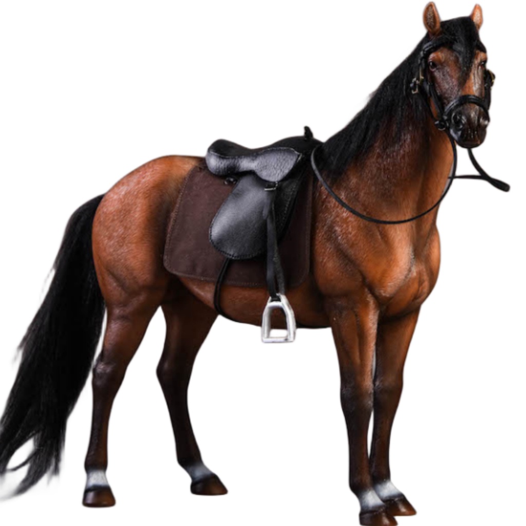 HiPlay JXK Warmblood Horse 1:12 Scale ตุ๊กตาสัตว์ขนาดเล็ก
