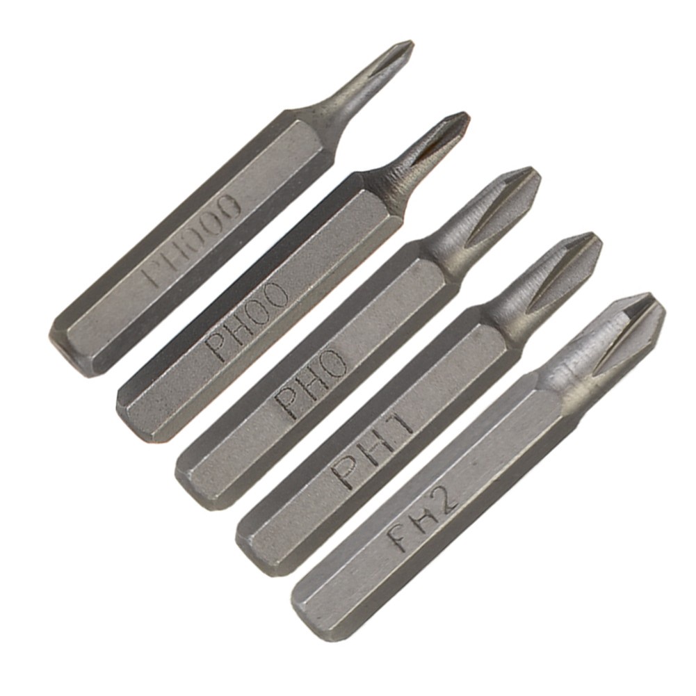 [HYGETH] H428mm Cross ไขควง Bits PH0000 PH000 PH00 PH0 PH1 PH2 4mm Hex Shank