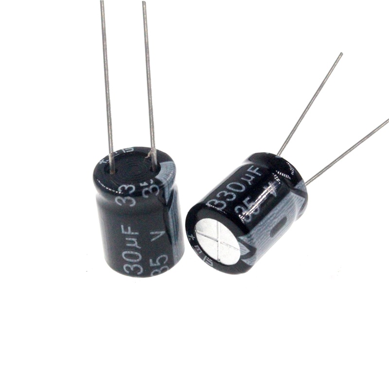 20pcs 330uF 35V 330MFD 35 โวลต์ 10*13 มม.อลูมิเนียม Electrolytic Capacitor Radial 330mf35v 35v330mf 