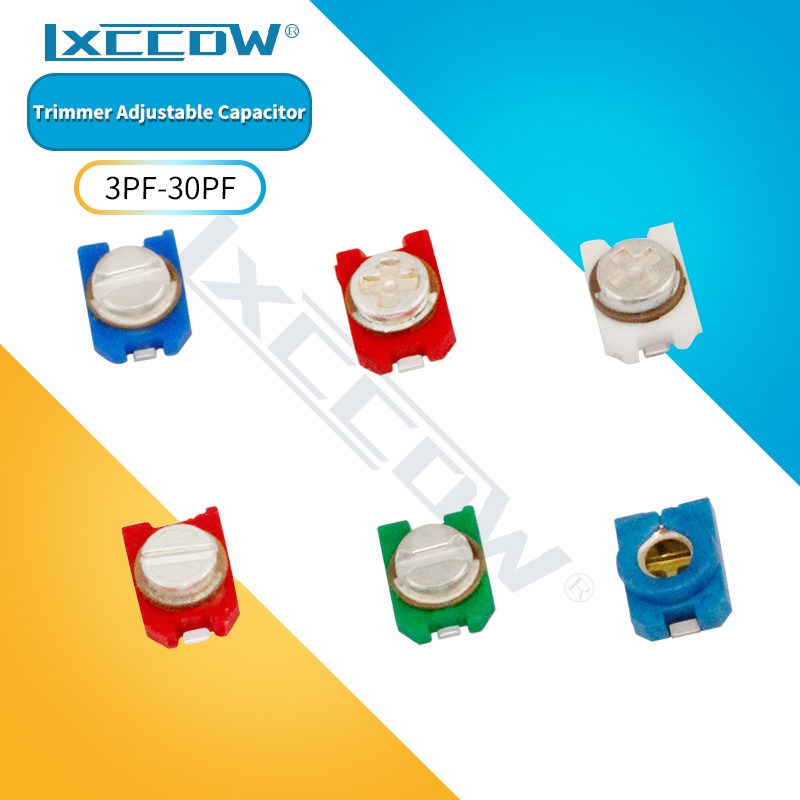 5pcs trimmer ตัวเก็บประจุแบบปรับได้ 3PF 6PF 10PF 20PF 30PF SMD TSC3Z300A110 TZC3Z060A110 TZC3Z030A11