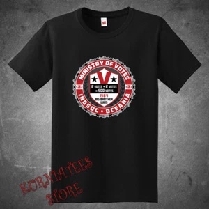 Orwell 1984 Ministry Of Votes Ingsoc Cotton เสื้อยืดผู้ชาย